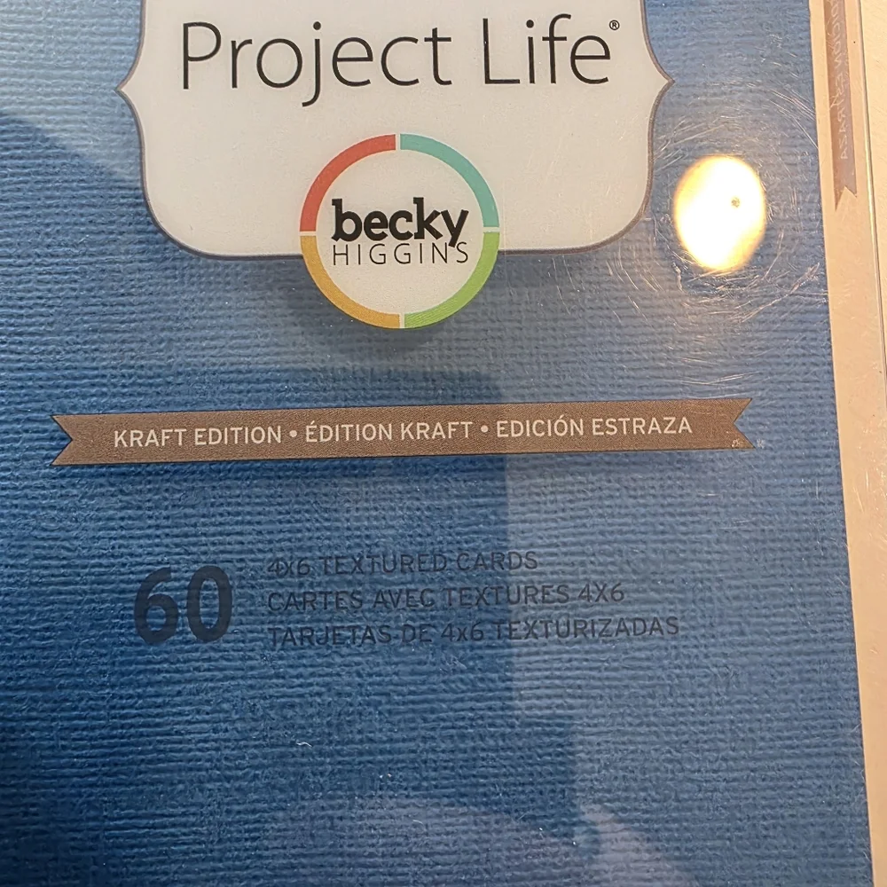 Project Life Multicolor Card Paper Craft Set with Pens NEW